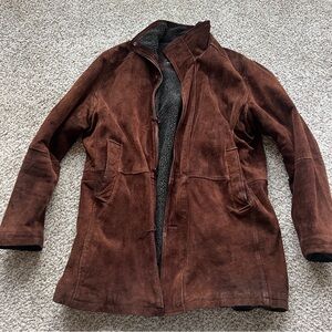 The jacket maker suede brown jacket XXL